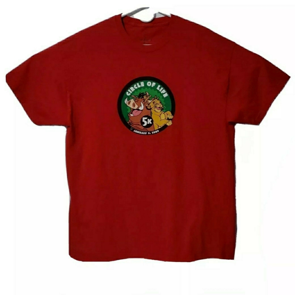 Disney Circle of Life 5K January 9 2009 T-shirt